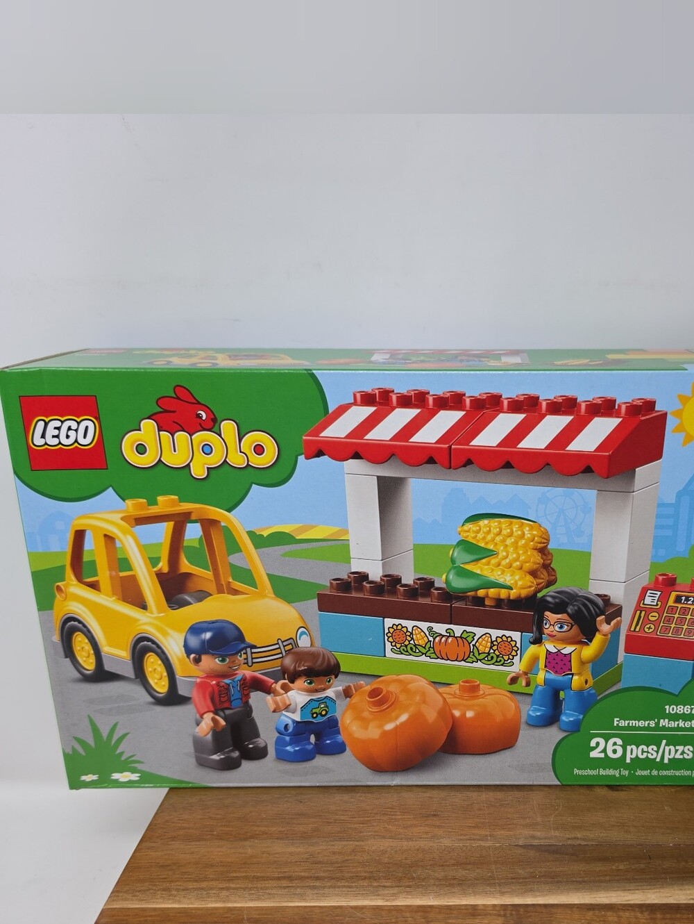 Lego Duplo Farmers' Market Playset - Red, White, Yellow, Green, Brown